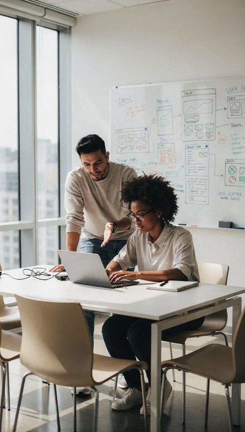 Professional team collaboration